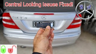 Fix Your Mercedes Benz Central Locking [upl. by Anertak694]