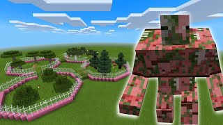 MCPE How To Make a Mutant Zombie Pigman Farm [upl. by Ayanet]