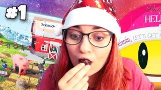 OTWIERAM KALENDARZE ADWENTOWE 🍬 1 Vlogmas 2017 [upl. by Negrom]