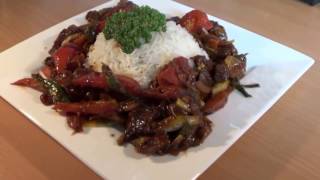 Sri Lankan Deviled Pork  RASA LANKA Int  QUICK and EASY Recipe斯里兰卡辣猪肉  PORK  SRILANKA [upl. by Reilamag92]