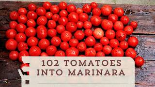 How to make Marinara Sauce for winter [upl. by Ailina]