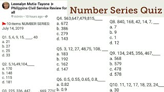 NUMBER SERIES difficult or easy [upl. by Nyrac]