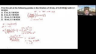 Strong Acid vs Strong Base Titration Calculations [upl. by Jacie]