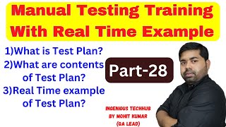 Manual Testing Tutorial With Real Time Examples Part28 [upl. by Leiruh498]