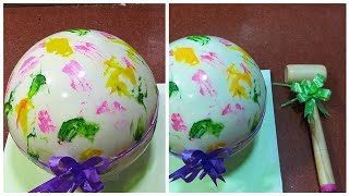 Colourful Pinata Recipeshort Easy Cake Making Tutorialshort [upl. by Behlau]