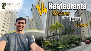 14 Restaurant Inside  AMAZING EXPERIENCE at Araliya Beach Resort amp Spa [upl. by Fritze]