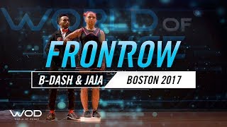 BDash amp Jaja Vankova  FrontRow  World of Dance Boston 2017  WODBOS17 [upl. by Niwdla486]