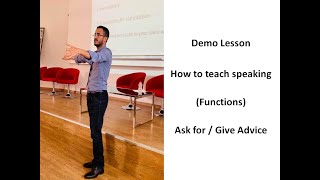 TESOL course Rabat Demo lesson Speaking Functions [upl. by Micah462]