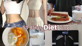 5543kg Diet Vlog  what I eat in a Week to Lost weight 6kg and Waist 10cm 🌙 Reset diet [upl. by Relyks889]