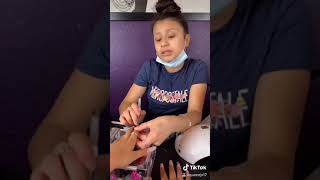 Anjelah Johnson Nail Salon TikTok [upl. by Nelac]