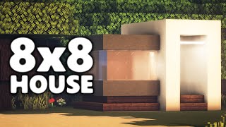 Modern 8x8 Minecraft House [upl. by Siramay]