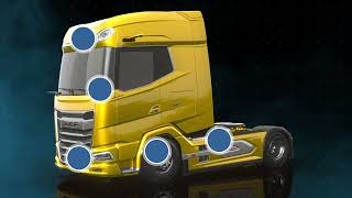 Experience the New Generation of DAF trucks in augmented reality [upl. by Inalel598]