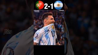 Portugal vs Argentina 32 Final World Cup 2026 Imaginary youtube football shorts [upl. by Saloma]