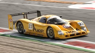 Nissan R90CK Group C in action at Monza Circuit [upl. by Gaulin451]