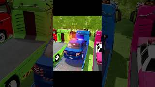 ALL POLICE CARS EMERGENCY VEHICLES AND FIRE DEPARTMENT TRANSPORTS FS22 [upl. by Yartnod134]