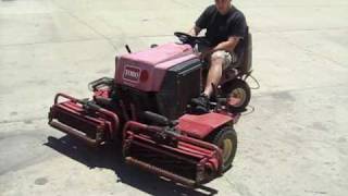 1995 Toro Reelmaster 216D Commercial Riding Mower [upl. by Wardieu937]