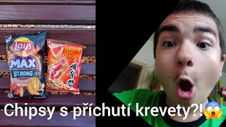 Chipsy s příchutí krevety😱 Ochutnávka v Boskovicích [upl. by Baiel817]