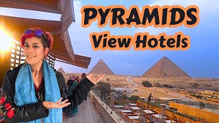 Hotels by Giza Pyramids  Budget Accommodation  Egypt Vlog 129  احسن فنادق الجيزه ب فيو للاهرامات [upl. by Aryamo397]