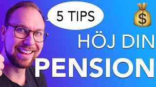 FÅ HÖGRE PENSION 5 tips [upl. by Alene]