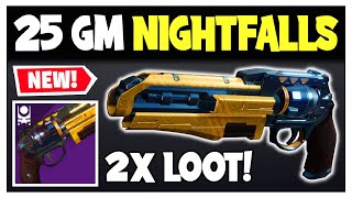 I Farmed 25 DOUBLE LOOT Grandmaster Nightfalls For ADEPT PALINDROME  Destiny 2 Loot Haul [upl. by Atte]