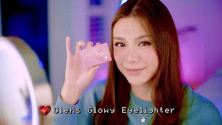 Olens Glowy Eyelighter TRY ON Glowy Brown Black  Ash grey [upl. by Imena616]