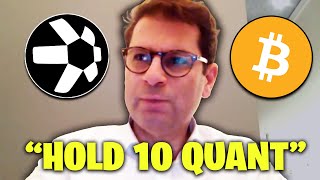 quotHOLD 10 QUANT TO BE A MILLIONAIREquot QUANT CEO ON HIS QUANT PRICE PREDICTION [upl. by Cristi137]