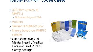 MMPI2RF Basic Overview [upl. by Newby]