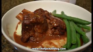 Braised Lamb Shanks  Port amp Wine  Chef Jack ATL [upl. by Other773]