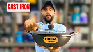 100 Food Grade Cookware quotFutura Cast Iron KADHAIquot  Best Kadai For Cooking  Best Kadai In INDIA [upl. by Carissa]