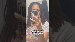 2 days to comb out and 12 hours to braid my hair comboutlocs diybraids hairtransformations [upl. by Kyne]