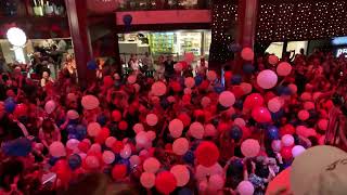 Royal Caribbean Ovation of the Seas Welcome to the United States Balloon Drop [upl. by Dolora]