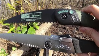 Bahco Laplander ve Silky Gomboy 210 testere Not a cutting test  Kesme denemesi yoktur [upl. by Carboni]