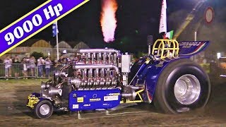 Tractor Pulling Tornado 2 by Team Turbo 2000  9000Hp amp 3x V12 Allison Engines  Highlights 2017 [upl. by Enom]