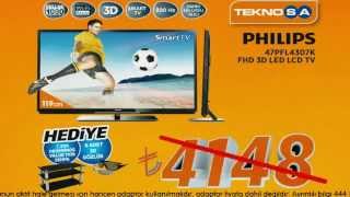 Teknosa 1213 Ekim Philips 3D LED LCD 19 Kampanyası [upl. by Dalton]