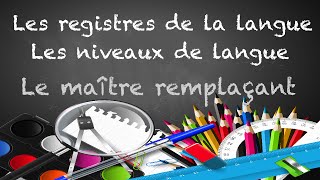 les registres de la langue [upl. by Sivert]