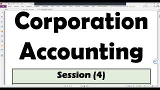 7 Corporation Accounting Chapter 2 Cash Stock Property and Liquidating Dividends [upl. by Aipmylo722]