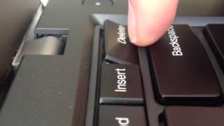 Lenovo T440s delete key feature [upl. by Neall250]