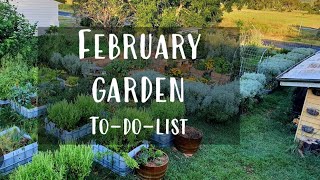 FEBRUARY GARDEN TODO LIST zone 8 9 10 amp 11 [upl. by Agate788]