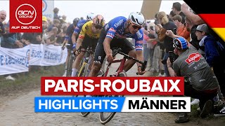 ParisRoubaix 2023 Highlights  Männer [upl. by Ymerrej]