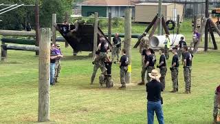 Male rope bridge Walker High School LA [upl. by Brina]