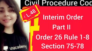 Order XXVI  section 75 section 78 [upl. by Oicnerolf]