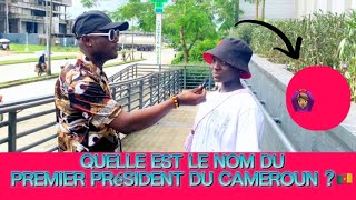 QUIZZ  Quelle est le nom du premier président du Cameroun [upl. by Airdnaxila]