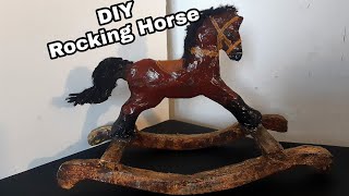 DIY Crafts  Cardboard Crafts  Room Decor Idea Rocking Horse How to Make [upl. by Norha]