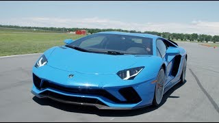 What its like to speed around a track in Lamborghinis new flagship supercar – the Aventador S [upl. by Izogn149]