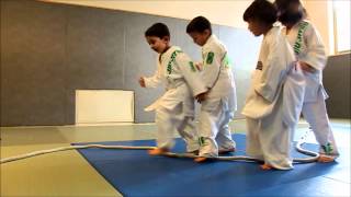 kids Brazilan Jiu Jitsu on the Road in the Dojo wmv [upl. by Moraj]