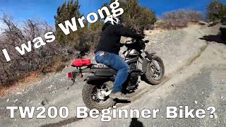 I was WRONG about the Yamaha TW200 Best beginner bike [upl. by Subocaj642]