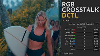 RGB Crosstalk  DaVinci Resolve DCTL [upl. by Sacci]