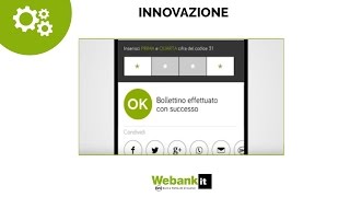 App Webank  Bollettini easypay [upl. by Ydualc]