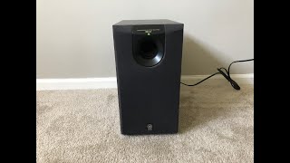 Yamaha SWP130 Home Theater Powered Active Subwoofer [upl. by Eniaj814]