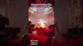 The Dragon Destroy the GRINGOTTS BANK Harry Potter The return to AZKABAN [upl. by Cummings718]